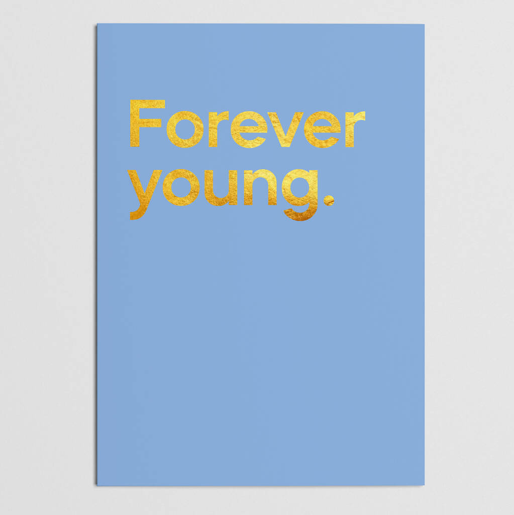 'Forever Young' Playable Song Card, 1 of 2