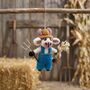 Handmade Felt Angus The Cow Hanging Farmer Decoration, thumbnail 2 of 2