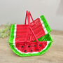 Watermelon Summer Picnic Basket, thumbnail 4 of 8