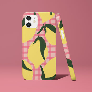 Lemons Phone Case Durable iPhone Samsung Mobile Cover, 3 of 7