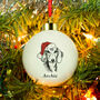 Personalised Dog Breed Christmas Bauble, thumbnail 4 of 12