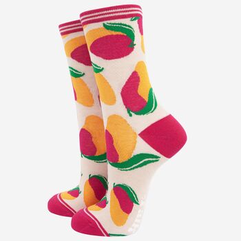 Women's Tropical Fruit Bamboo Socks Gift Set, 5 of 5