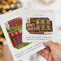 Personalised Christmas Scratch Card Holders, Xmas Lotto Holders Small And Large, thumbnail 2 of 8