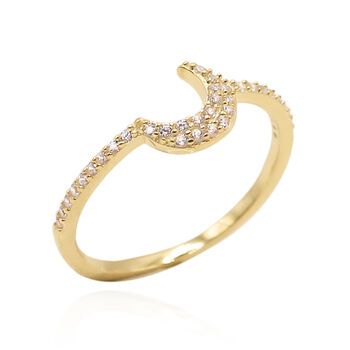 Hala Moon And Constellation Ring Set | 18 K Gold Plated, 4 of 10