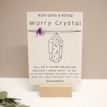 Worry Crystal Wish String Bracelet, 4 of 12