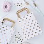 White And Gold Foiled Spotty Celebration Party Bags, thumbnail 1 of 3