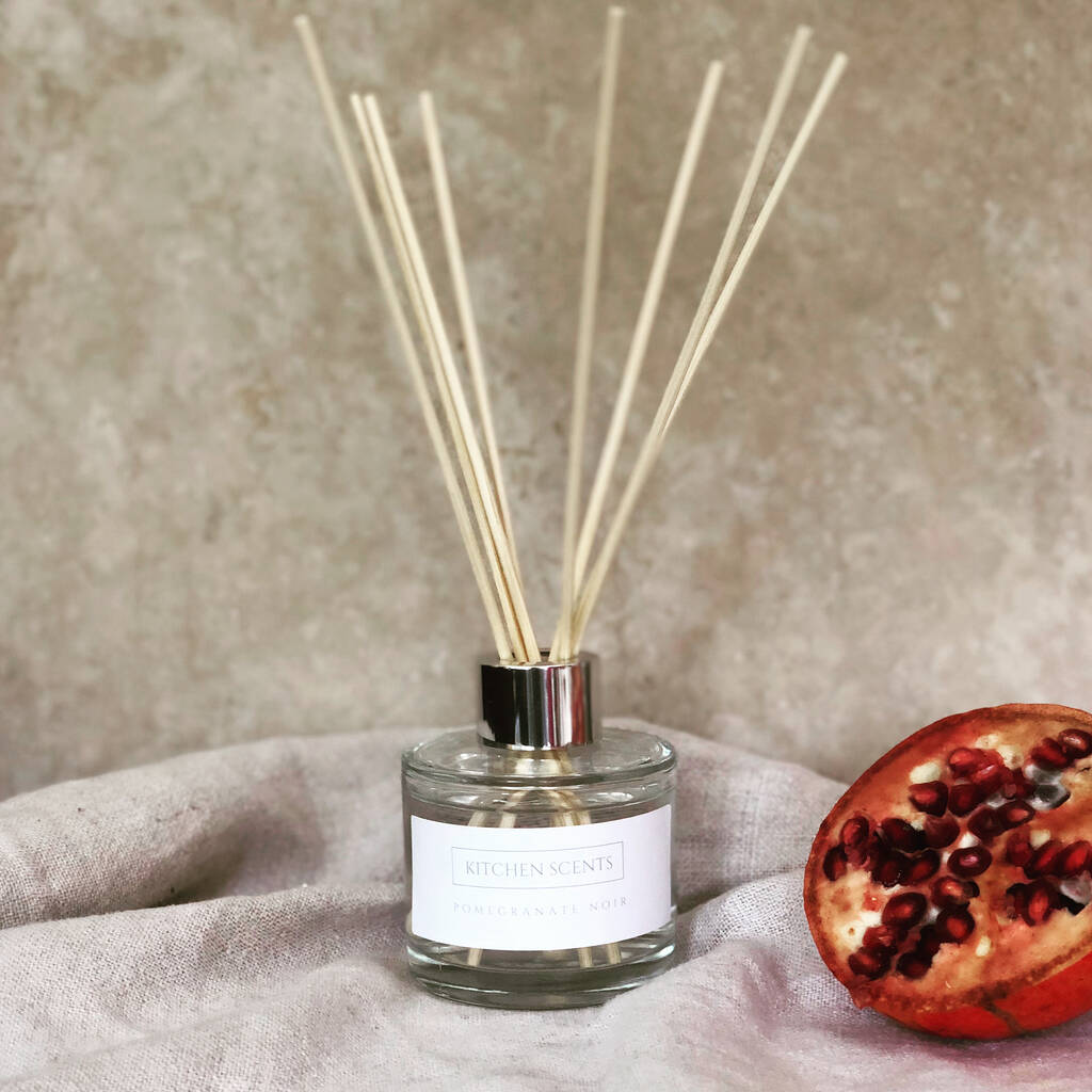 Pomegranate Noir Reed Diffuser By Kitchen Scents