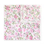 New Wedding 100% Cotton Floral Print Tie In Pink, thumbnail 3 of 4