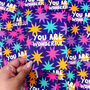 Colourful 'You Are Wonderful' Star Card, thumbnail 3 of 5