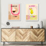 The 'Dirty Cocktail Club' Set Of Six Wall Prints, thumbnail 5 of 6