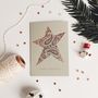 Christmas Star Mini Charity Card Six Pack, thumbnail 3 of 5
