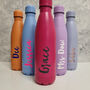Personalised Coloured Water Bottle, thumbnail 10 of 11