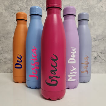 Personalised Coloured Water Bottle, 10 of 11