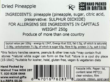 Rings Of Crystalised Pineapple In A Gift Box, 7 of 7