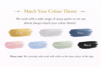 Personalised Wooden Wedding Welcome Sign, 3 of 3