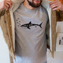 Adult Personalised Shark T Shirt, thumbnail 1 of 7