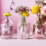 Set Of Three Mother's Day Glass Vases For Mum, thumbnail 2 of 2