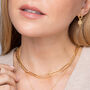 Gold Vermeil Zoe Chain Link Necklace, thumbnail 1 of 3