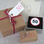 Happy 50th Birthday Filled Gift Box, thumbnail 1 of 6