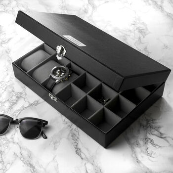 Personalised Watch And Cufflinks Box, 10 of 11