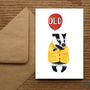 Happy Birthday 'Old' Badger Birthday Card, thumbnail 1 of 1