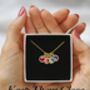 Family Birthstone Necklace, 925 Sterling Silver, thumbnail 4 of 9