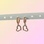 Amari Gold Plated Hoop Earrings, thumbnail 1 of 4