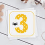Children's Wobbly Eyed Birthday Age Cards, thumbnail 3 of 12