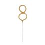 Gold Number Cake Sparkler Numbers, thumbnail 10 of 11