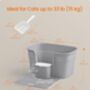 Extra Large Cat Litter Box With High Sides And Storage, thumbnail 2 of 5