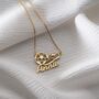 Personalised 'Lioness' Football Name Necklace, thumbnail 1 of 9