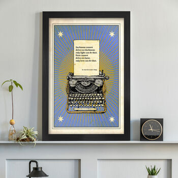 Martin Luther King Jr. Literary Quote Print, 2 of 4
