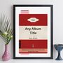 Personalised Favourite Album Music Print Gift For Him Or Her, thumbnail 12 of 12