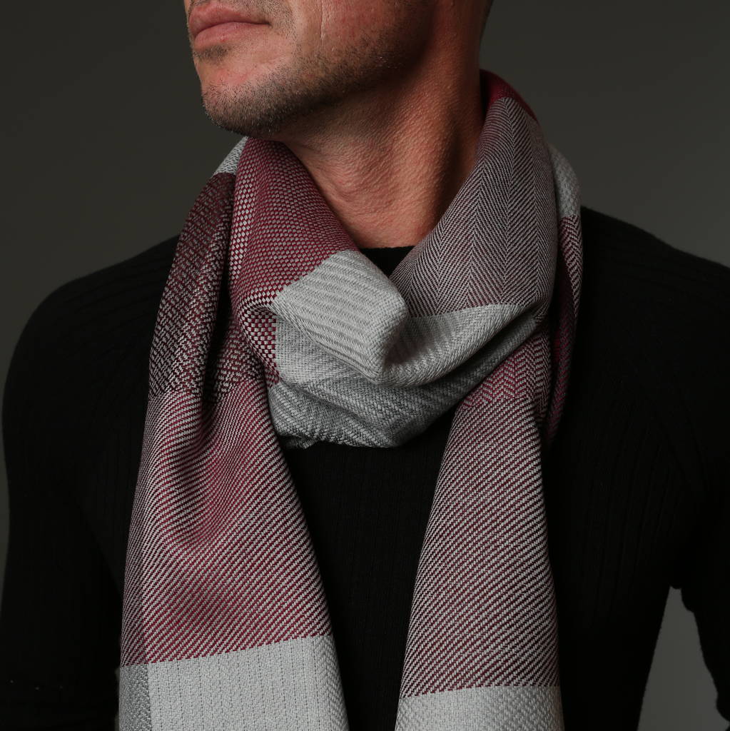 Wool Blend Scarf For Men By attic