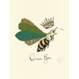 Queen Bee Giclee Art Print By Anna Wright, thumbnail 3 of 4