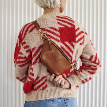 Personalised Luxury Leather Sling Bag, 9 of 12