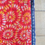 Quilted Sari Fabric Placemats, Cotton Sari Dining Table Mats, Set Of Two Mats, Fair Trade, thumbnail 6 of 6