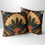 Deco Elegance In Red Art Deco Cushions Design One, thumbnail 1 of 8