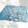 Van Gogh Almond Blossom Silk Blend Small Sqaure Scarf, thumbnail 5 of 5