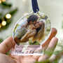 First Christmas Engaged Photo Acrylic Ornament 2025, thumbnail 1 of 9