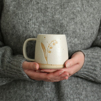 Lily Of The Valley Stoneware Mug, 3 of 4