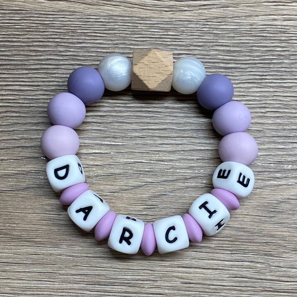 Personalised Colourful Teether By Lily & Posie