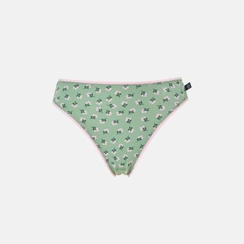 Women's 'Juniper' Four Pack Bamboo High Leg Knickers, 5 of 5
