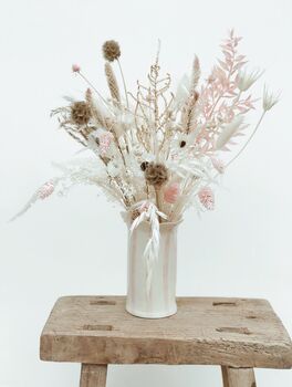 Pastel Pink Dried Flower Bouquet, 4 of 4