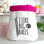 'I Like Big Balls' Knitting Bag, thumbnail 2 of 2