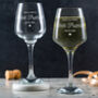 Personalised Engraved Best Friends Birthday Wine Glass, thumbnail 3 of 7