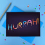 'Hurrah Birthday' Card, thumbnail 1 of 2