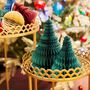 Honeycomb Tree Standing Decoration Set Of Two, thumbnail 2 of 5