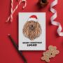 Custom Christmas Card For Afghan Hound Owner, thumbnail 1 of 12