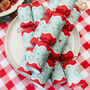Bon Noel Green And Red Christmas Crackers, thumbnail 1 of 5